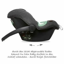 New 🤩 ABC Design Babyschale Tulip inkl. Zusatzverdeck (Autositz Gruppe 0+) - Diamond Edition - Asphalt 🎉 -Cheap Car Seats Store abc design babyschale tulip inkl zusatzverdeck autositz gruppe 0 diamond edition asphalt 12001972003 d4