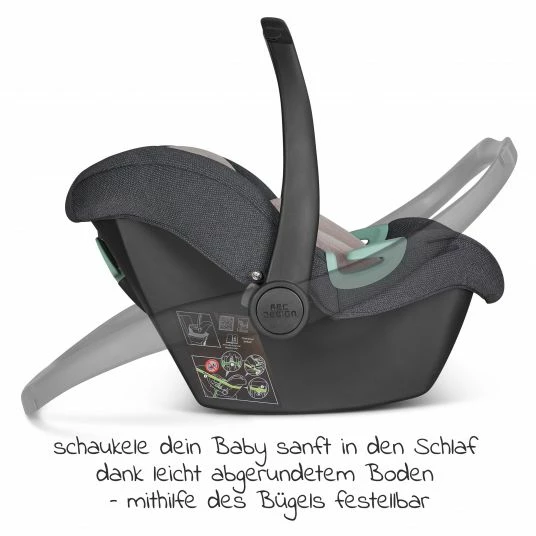 Brand new ❤️ ABC Design Babyschale Tulip inkl. Zusatzverdeck (Autositz Gruppe 0+ / i-Size) - Diamond Edition - Bubble - Collection 2022 🎉 5 Brand new ❤️ ABC Design Babyschale Tulip inkl. Zusatzverdeck (Autositz Gruppe 0+ / i-Size) - Diamond Edition - Bubble - Collection 2022 🎉 - Image 5