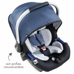 Best Pirce 😀 Hauck Babyschale iPro Baby - i-Size (ab Geburt bis 18 Monate) inkl. Sitzverkleinerer und Sonnenverdeck - Denim 🥰 -Cheap Car Seats Store hauck babyschale ipro baby i size ab geburt bis 18 monate inkl sitzverkleinerer und sonnenverdeck denim 614143 d2