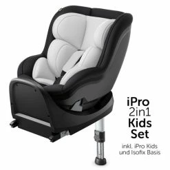 Cheap Car Seats Store 32 Budget 🎁 Hauck Reboard Kindersitz iPro Kids inkl. Isofix Basis iPro Base - i-Size (bis 4 Jahre) inkl. Sitzverkleinerer - Lunar 🎁