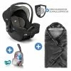 Best deal 😀 Joie Babyschale Gemm Gr. 0+ - ab Geburt-15 Monate (ab Geburt-13kg) inkl. Sitzverkleinerer, Einschlagdecke & Schnullerbox - Shale - Collection 2022 🔥