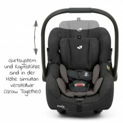 Cheap 🥰 Joie Babyschale i-Gemm 3 i-Size ab Geburt-13 kg (40 cm-85 cm) inkl. Sitzverkleinerer - Shale - Collection 2022 ❤️ -Cheap Car Seats Store joie babyschale i gemm 3 i size ab geburt 13 kg 40 cm 85 cm inkl sitzverkleinerer shale c1404casha000 d4