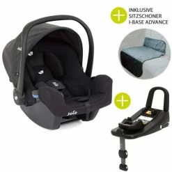 Best reviews of 🤩 Joie Babyschale i-Snug i-Size inkl. i-Base Advance & Autositz - Schutzunterlage - Coal - Collection 2022 💯