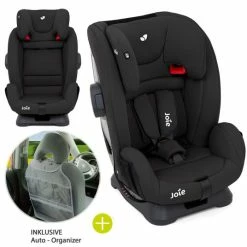 Budget โ Joie Kindersitz Fortifi R Gruppe 1/2/3 - ab 12 Monate - 12 Jahre (9-36 kg) inkl. Auto - Organizer - Coal - Collection 2022 โจ