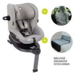 Buy π Joie Reboarder-Kindersitz i-Spin 360 E i-Size - ab 9 Monate - 4 Jahre (61-105 cm) + Gratis ZubehΓΆrpaket - Gray Flannel - Collection 2022 π