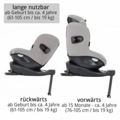 Coupon ❤️ Joie Reboarder-Kindersitz i-Spin 360 E i-Size - ab 9 Monate - 4 Jahre (61-105 cm) - Gray Flannel - Collection 2022 🔥 -Cheap Car Seats Store joie reboarder kindersitz i spin 360 e i size ab 9 monate 4 jahre 61 105 cm gray flannel c1801nagfl000 d2