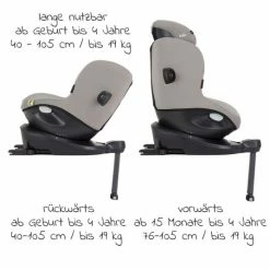 Cheap π€© Joie Reboarder-Kindersitz i-Spin 360 R i-Size - ab Geburt - 4 Jahre (40-105 cm) - Gray Flannel - Collection 2022 π 9 Cheap π€© Joie Reboarder-Kindersitz i-Spin 360 R i-Size - ab Geburt - 4 Jahre (40-105 cm) - Gray Flannel - Collection 2022 π -Cheap Car Seats Store joie reboarder kindersitz i spin 360 r i size ab geburt 4 jahre 40 105 cm gray flannel c1801magfl000 d3