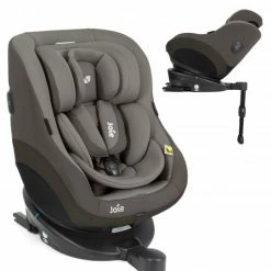 Best Pirce 😍 Joie Reboarder-Kindersitz Spin 360 Gti i-Size ab Geburt - 4 Jahre ( 40-105 cm) - Cobblestone - Collection 2022 ✨