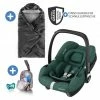 Discount 🥰 Maxi-Cosi Babyschale CabrioFix i-Size ab Geburt-15 Monate (40-75 cm) inkl. Einschlagdecke & Schnullerbox - Essential Green - Collection 2022 👍