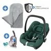 Brand new 👏 Maxi-Cosi Babyschale CabrioFix i-Size ab Geburt - 15 Monate (40-75 cm) inkl. Fußsack & Schnullerbox - Essential Green - Collection 2022 🧨