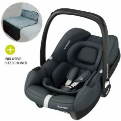 Cheap 👏 Maxi-Cosi Babyschale CabrioFix i-Size ab Geburt - 15 Monate (40-83 cm) inkl. Autositz-Schutzunterlage - Essential Graphite - Collection 2022 😍