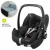 Discount 😍 Maxi-Cosi Babyschale Pebble Pro i-Size ab Geburt - 12 Monate (45-75 cm) inkl. Autositz-Schutzunterlage - Essential Black - Collection 2022 ✨