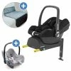 Best deal ✔️ Maxi-Cosi Babyschalen-Set CabrioFix i-Size ab Geburt-15 Monate (40-83 cm) i-Size Base, Polsterschutz,Sommerbezug - Essential Black - Collection 2022 🎉