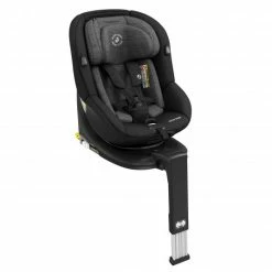 Wholesale 🛒 Maxi-Cosi Reboarder-Kindersitz Mica i-Size 360° drehbar ab Geburt-4 Jahre (40-105 cm) Isofix-Basis - Authentic Black - Collection 2022 🔔