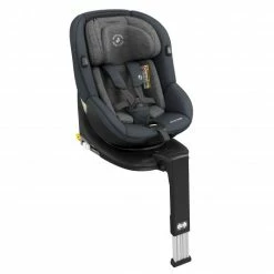 Best Pirce 🤩 Maxi-Cosi Reboarder-Kindersitz Mica i-Size 360° drehbar ab Geburt-4 Jahre (40-105 cm) Isofix-Basis - Authentic Graphite - Collection 2022 🤩