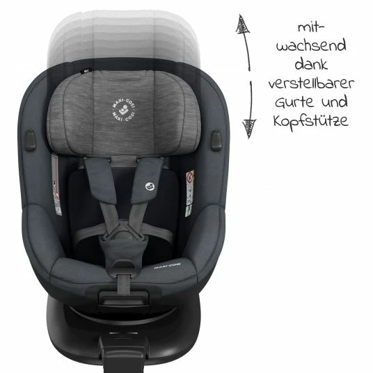 Best Pirce 🤩 Maxi-Cosi Reboarder-Kindersitz Mica i-Size 360° drehbar ab Geburt-4 Jahre (40-105 cm) Isofix-Basis - Authentic Graphite - Collection 2022 🤩 5 Best Pirce 🤩 Maxi-Cosi Reboarder-Kindersitz Mica i-Size 360° drehbar ab Geburt-4 Jahre (40-105 cm) Isofix-Basis - Authentic Graphite - Collection 2022 🤩 - Image 5