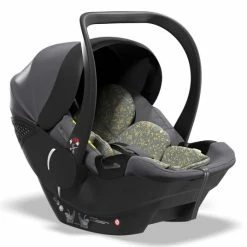 Deals ⌛ Moon Babyschale Plus1 Gr.0+ ab Geburt bis 15 Monate (ab Geburt -13 kg) inkl. Sitzverkeinerer & Sonnenverdeck - Ice Flower - Collection 2022 🌟