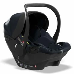 Deals ⭐ Moon Babyschale Plus1 Gr.0+ ab Geburt bis 15 Monate (ab Geburt -13 kg) inkl. Sitzverkeinerer & Sonnenverdeck - Navy - Collection 2022 ✔️