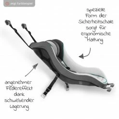 New 🎁 Qeridoo Babyschale für Qeridoo Fahrradanhänger - Dunkelgrau - Collection 2022 🔔 -Cheap Car Seats Store qeridoo babyschale fur qeridoo fahrradanhanger dunkelgrau qbs 20 g d2