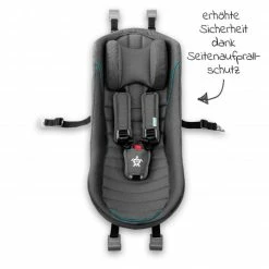 New 🎁 Qeridoo Babyschale für Qeridoo Fahrradanhänger - Dunkelgrau - Collection 2022 🔔 -Cheap Car Seats Store qeridoo babyschale fur qeridoo fahrradanhanger dunkelgrau qbs 20 g d3