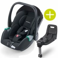 Best Pirce 🔔 Recaro Babyschalen-Set Avan i-Size 45 cm - 83 cm / bis max. 15 Monate inkl. Isofix-Base - Prime - Mat Black - Collection 2022 🧨