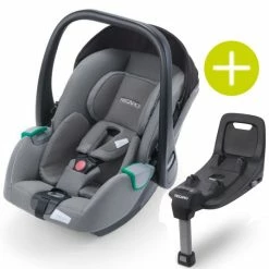 Promo ๐ Recaro Babyschalen-Set Avan i-Size 45 cm - 83 cm / bis max. 15 Monate inkl. Isofix-Base - Prime - Silent Grey - Collection 2022 ๐งจ