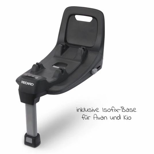 Promo π Recaro Babyschalen-Set Avan i-Size 45 cm - 83 cm / bis max. 15 Monate inkl. Isofix-Base - Prime - Silent Grey - Collection 2022 𧨠2 Promo π Recaro Babyschalen-Set Avan i-Size 45 cm - 83 cm / bis max. 15 Monate inkl. Isofix-Base - Prime - Silent Grey - Collection 2022 𧨠- Image 2