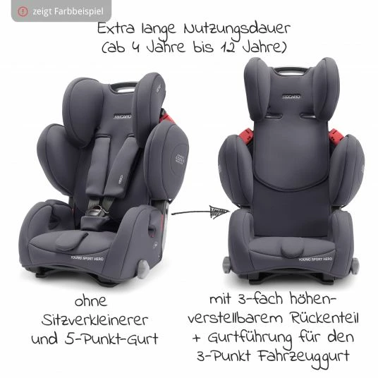 Brand new 😍 Recaro Kindersitz Young Sport Hero Guppe 1/2/3 - ab 9 Monte - 12 Jahre ( 9-36 kg) - Core - Very Berry - Collection 2022 🥰 3 Brand new 😍 Recaro Kindersitz Young Sport Hero Guppe 1/2/3 - ab 9 Monte - 12 Jahre ( 9-36 kg) - Core - Very Berry - Collection 2022 🥰 - Image 3