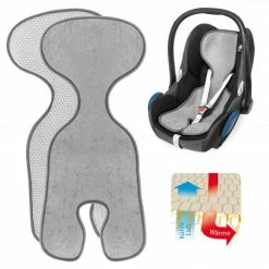 Outlet 👍 Zamboo Sitzauflage für Babyschale Cool & Dry - Grau ✨
