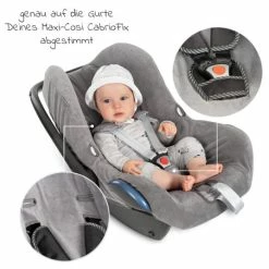 Best deal 🌟 Zamboo Sommerbezug für Babyschale Maxi-Cosi CabrioFix - Grau ❤️ -Cheap Car Seats Store zamboo sommerbezug fur babyschale maxi cosi cabriofix grau 51092 75418 d3