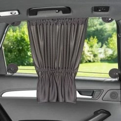 Deals 😍 Zamboo Universal sun protection for your car with curtain function & UV protection - Anthracite 🔔