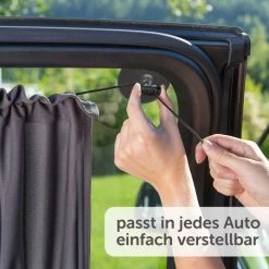 Deals 😍 Zamboo Universal sun protection for your car with curtain function & UV protection - Anthracite 🔔 -Cheap Car Seats Store zamboo universal sonnenschutz furs auto mit vorhang funktion uv schutz anthrazit 51009 75342 d2